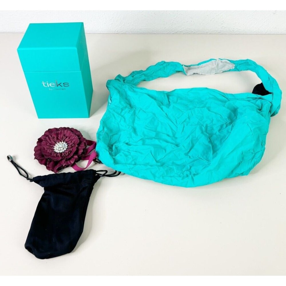 Tieks Gavrieli Empty Shoe Box -Excellent-Maroon F… - image 1